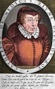 Catherine de Medici, koningin van Hendrik II van Frankrijk door Thomas de Leu
