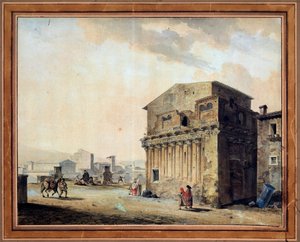 Rome. Het Huis van Pontius Pilatus, 1788 door Thomas de Thomon