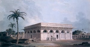 Chaunsath Khamba, Nizamuddin, New Delhi door Thomas und William Daniell