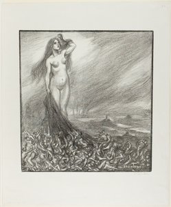 Hommage aan Zola door Théophile Alexandre Pierre Steinlen