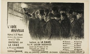 Het nieuwe idee door Théophile Alexandre Pierre Steinlen