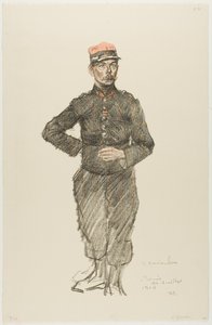 Legionair door Théophile Alexandre Pierre Steinlen