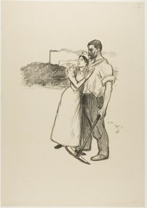 De laatste schuilplaats van vrijheid door Théophile Alexandre Pierre Steinlen