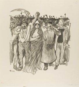 18 maart door Théophile Alexandre Pierre Steinlen