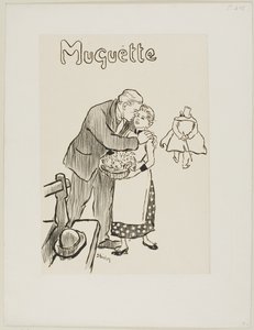 Muguette door Théophile Alexandre Pierre Steinlen