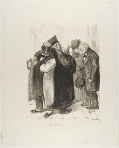 Men rooft aan de kant van de wet door Théophile Alexandre Pierre Steinlen