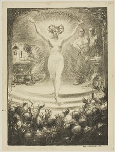 Programma voor een matinee in het Trocadéro door Théophile Alexandre Pierre Steinlen