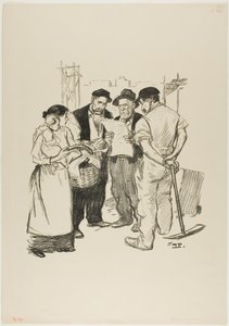 Terug naar het verleden door Théophile Alexandre Pierre Steinlen