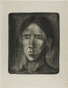 De gewone man door Théophile Alexandre Pierre Steinlen