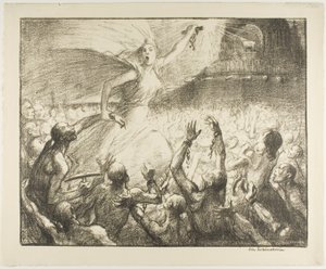 De bevrijder door Théophile Alexandre Pierre Steinlen