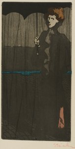 De douche door Théophile Alexandre Pierre Steinlen