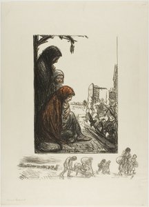 De sociale plicht door Théophile Alexandre Pierre Steinlen
