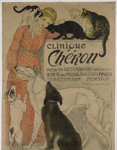 Clinique Chéron door Théophile Alexandre Steinlen