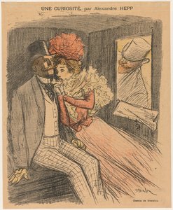 Gil Blas Illustré: Une Curiosité, door Alexandre Hepp, 1897