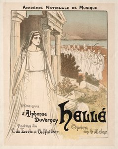 Hellé - Opera in 4 aktes, 1896 door Théophile Alexandre Steinlen