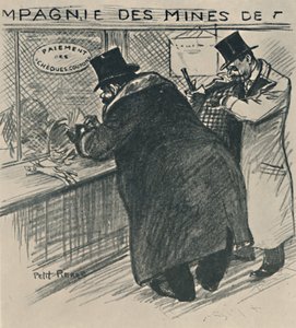 La Majorité Opportuniste door Théophile Alexandre Steinlen
