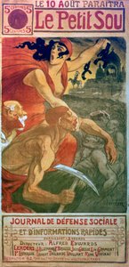 Le Petit Sou Socialist Magazine, c1879-1923 door Théophile Alexandre Steinlen