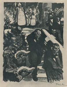 Rochefort sterft door Théophile Alexandre Steinlen