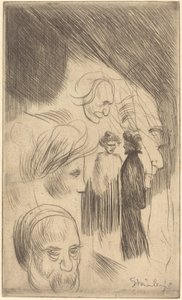 Schetsplaat door Théophile Alexandre Steinlen