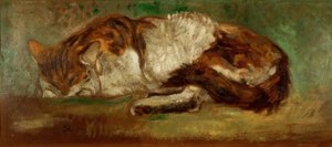 Th. A. Steinlen, slapende kat