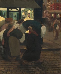 De Wasvrouwen door Théophile Alexandre Steinlen