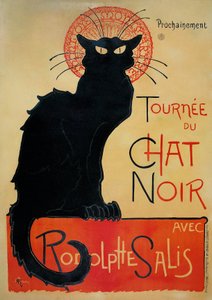 Tournee van de Zwarte Kat door Théophile Alexandre Steinlen