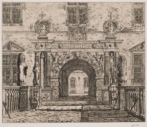 De toegangspoort van Vallø