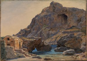 Uitzicht op Marina Piccola, Capri: Middaglicht door Thorald Læssøe