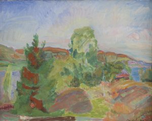 Midzomer. Landschap