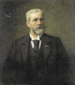 Frederik Daniël Otto Obreen (1840-96). Hoofddirecteur van het Rijksmuseum, Amsterdam door Thérèse Schwartze