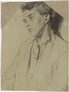 Portret van een jongen door Thérèse Schwartze