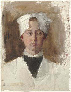 Portret van een weesmeisje