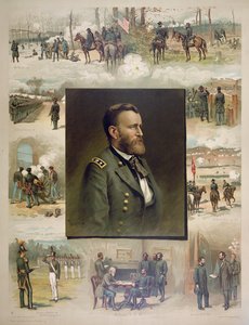 Grant van West Point tot Appomattox door Thure de (after) Thulstrup