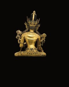 Keizerlijk figuur van Avalokiteshvara door Tibetan School