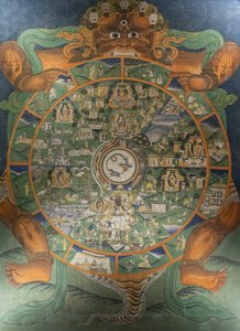 Het wiel van het leven door Tibetan School