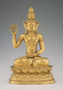 Vajrasattvadhatu Lokesvara (verguld koperlegering)