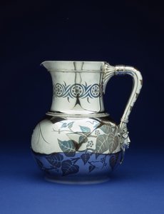 Een gemengde metalen kan door Tiffany & Co, New York, ca. 1877