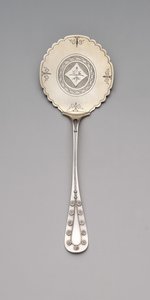 "Daisy" patroon boekweit cake server, ca. 1875-80 door Tiffany and Company