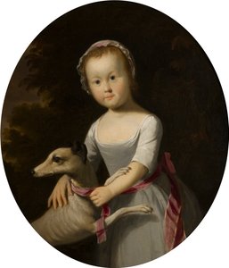 Portret van Miss Charlotte Bridgeman als kind