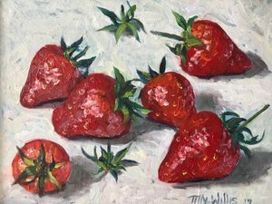 Aardbeien, 2019 door Tilly Willis