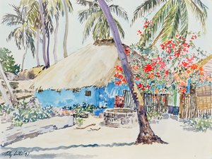 Het blauwe huis, 1997 door Tilly Willis