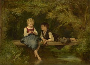 Eerste liefde, c.1872
