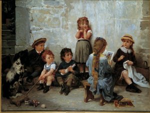 Het spannende fragment: kinderen luisteren naar een boek