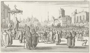 Paus Urbanus II predikt de Eerste Kruistocht door Timotheus Ten Hoorn