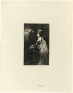 Georgiana, Hertogin van Devonshire, uit Oude Engelse Meesters
