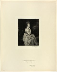 Lady Derby, van Oude Engelse Meesters door Timothy Cole