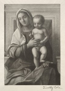 Oude Italiaanse Meesters: Madonna en Kind, 1888-1892 door Timothy Cole
