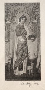 Oude Italiaanse Meesters: St. Agnes, 1888-1892 door Timothy Cole