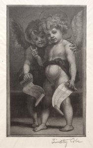Oude Italiaanse Meesters: Twee kinderengelen, 1888-1892 door Timothy Cole