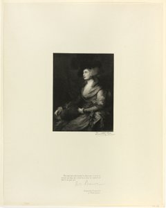 Portret van mevrouw Siddons, uit Oude Engelse Meesters